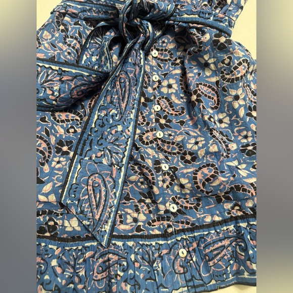 Cleobella Cora Mini Paisley Dress Womens Large - Picture 5 of 12